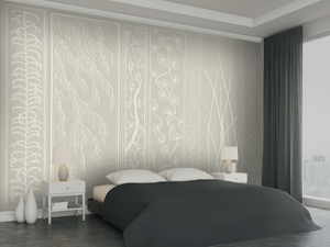 SEASON 1 KW0603 - Ecological Plaster backing wallpaper with floral pattern _ Affreschi & Affreschi